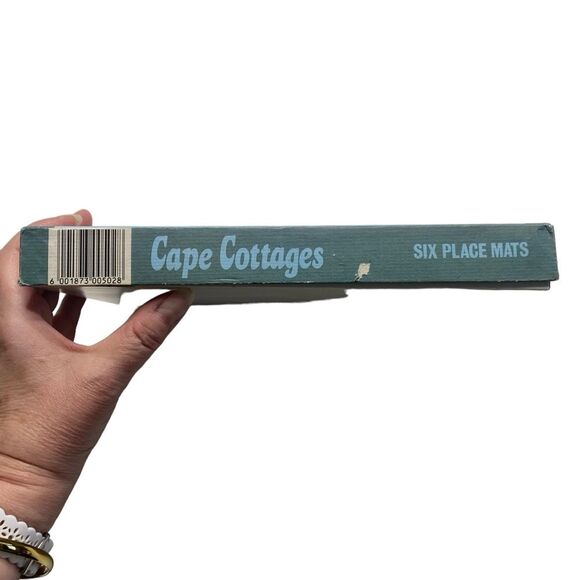 Vintage Cape Cottages Cork Backed Place Mats Artist Norma Wiles Set of Six - Picture 2 of 15